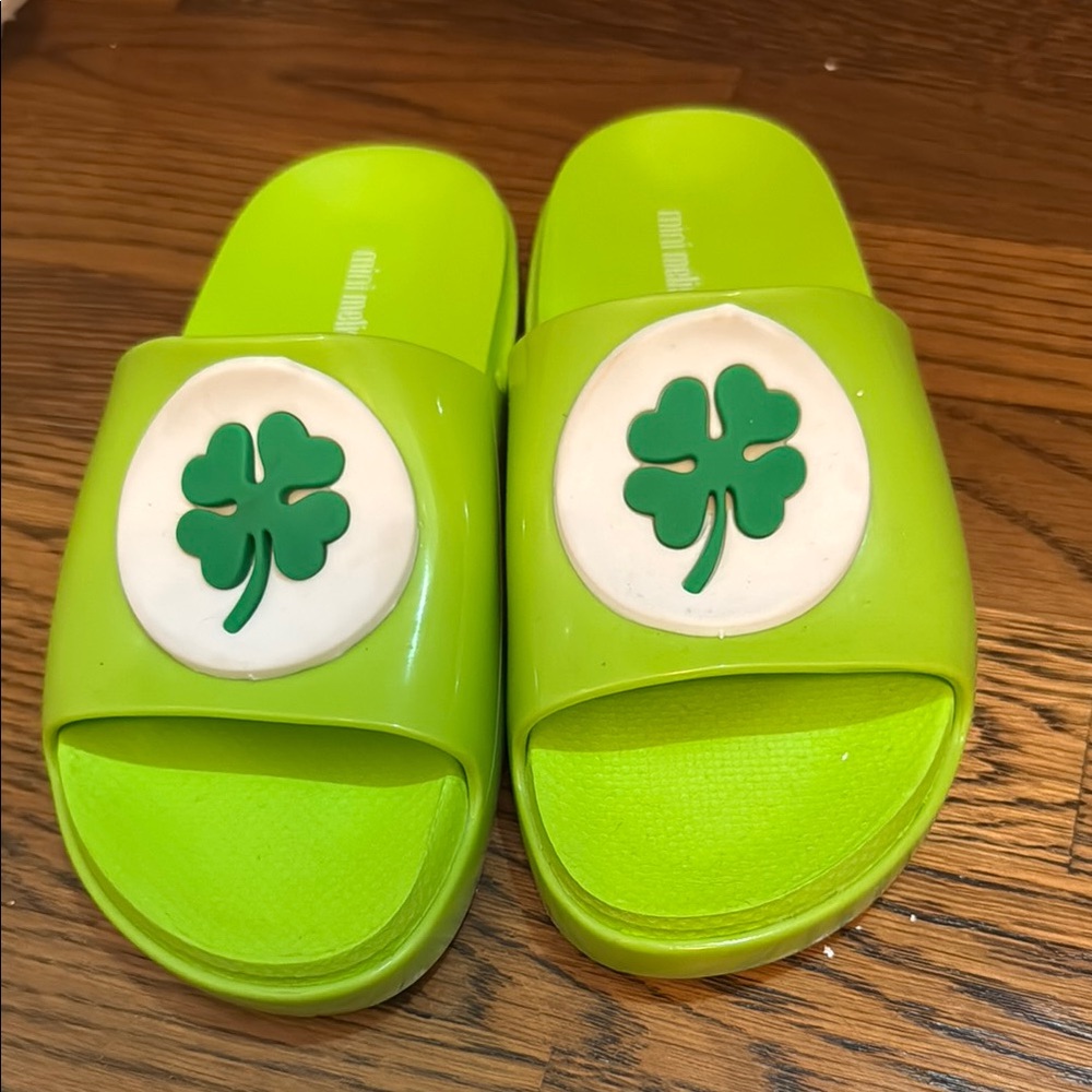 Mini Melissa Kids Green Clover Slides